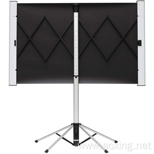 Tripod stand projection screen mobile portable outdoor